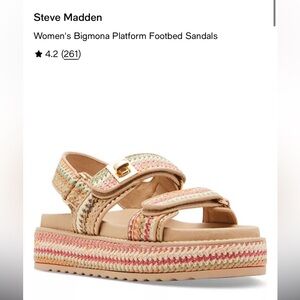 Steve Madden Women’s Bigmona Platform Sandals (10)